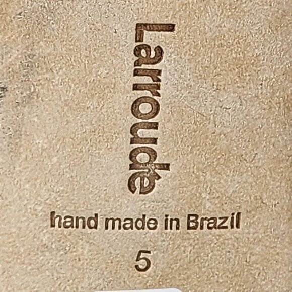 Larroude Aqua Argyle Brigitte Patent Leather Mules, Women's 5 - Picture 8 of 10